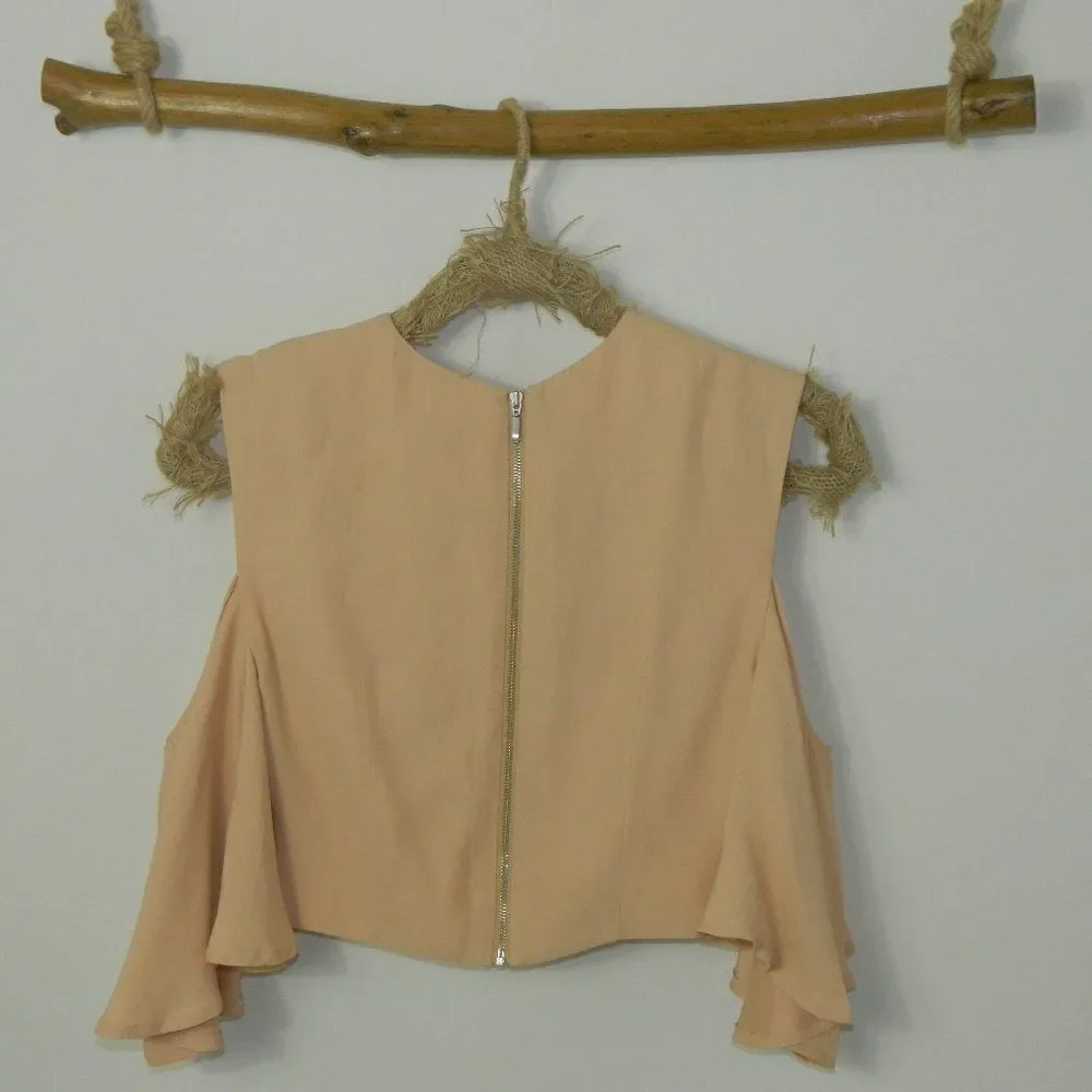 ‎Keepsake  Blouse Peach Open Shoulder Size X-Small